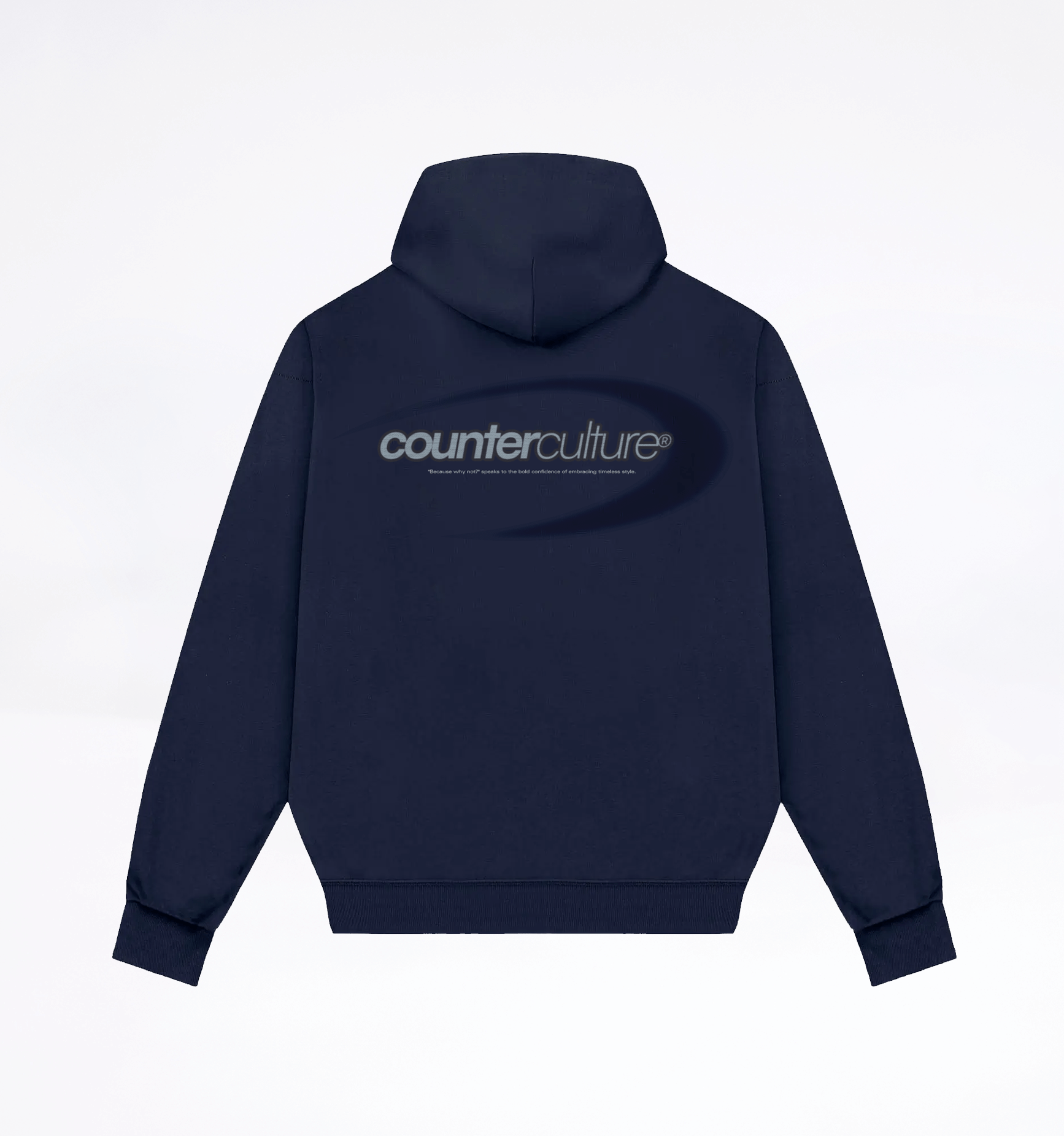 COUNTER CULTURE 600gsm Hoodie Navy Palmwood